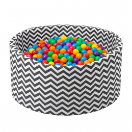 Piscină uscată Aga 90x40 cm cu bile ZigZag