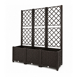 Aga Jardiniere cu spalier 120x40x135 cm Maro Aga Jardiniere cu spalier 120x40x135 cm Maro