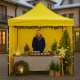 Aga Stand de tăiere PARTY 3x3m Galben