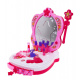 Măsuță de toaletă interactivă portabilă pentru fete 3+ Oglindă + cosmetice + accesorii