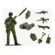 Set Aga de figurine militare 307 bucăți