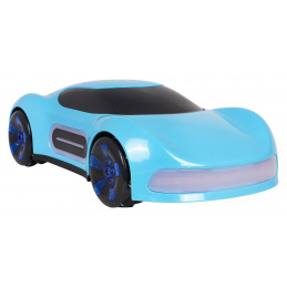 Vehicul cu Funcție de Fum Controlat de la Distanță cu Telecomandă și Ceas Albastru Vehicul cu Funcție de Fum Controlat de la Distanță cu Telecomandă și Ceas Albastru