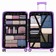 Set de valize de călătorie Aga Travel MR4673 Galben/Violet