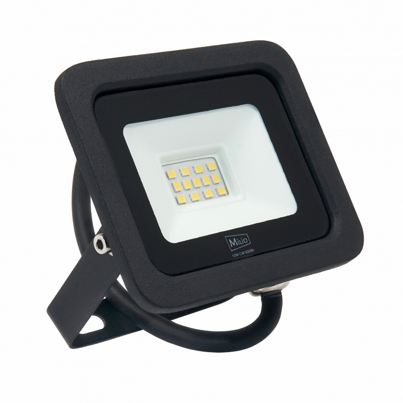 Reflector LED RODIX PREMIUM - 10W - IP65 - 850Lm - alb rece - 6000K - garanție 36 luni