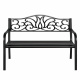 Bancă de grădină din metal Aga MR2045 127x60x89 cm