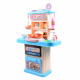 Aga4Kids Bucătărie din plastic MR6133 Albastră