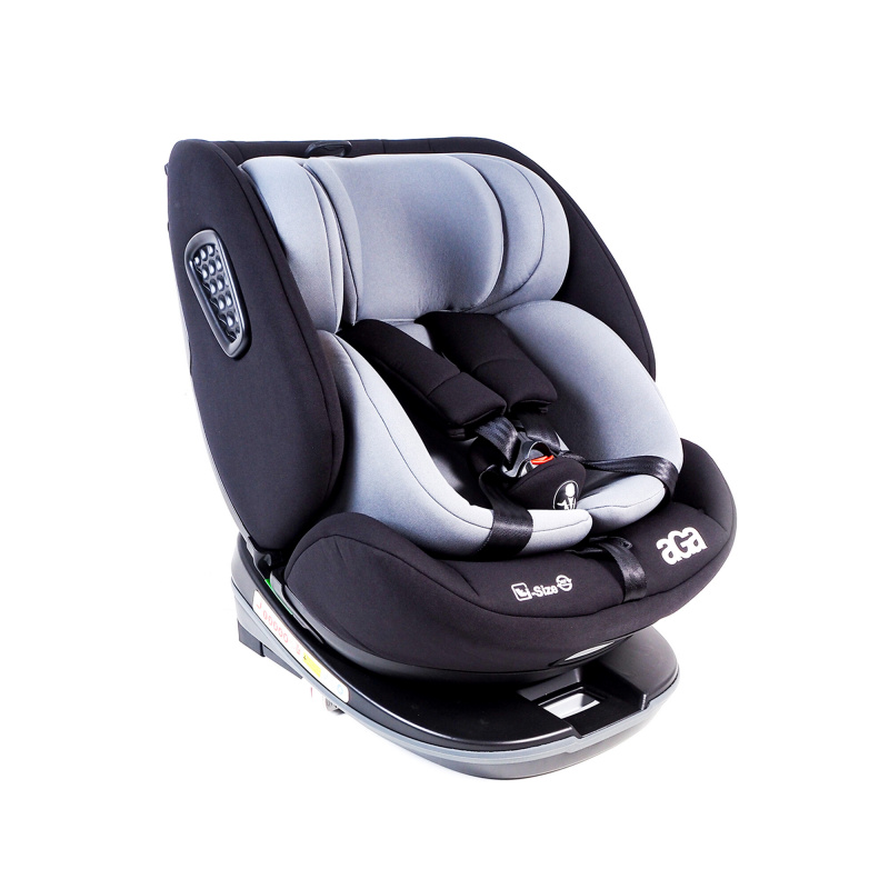 Aga Scaun auto i-Size 360° 0-36 kg DS1814 Negru/Gri