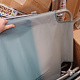 Aga 2x Șezlong de grădină reglabil cu copertină Verde deschis 6DAZ397 - CALITATEA a II-a
