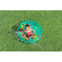 Piscină Verde 91x20cm + Bile BESTWAY