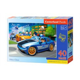 Puzzle 40 buc. MAXI Police Chase universal