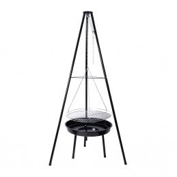 Aga Grătar de grădină pe trepied cu vatră BBQ0162