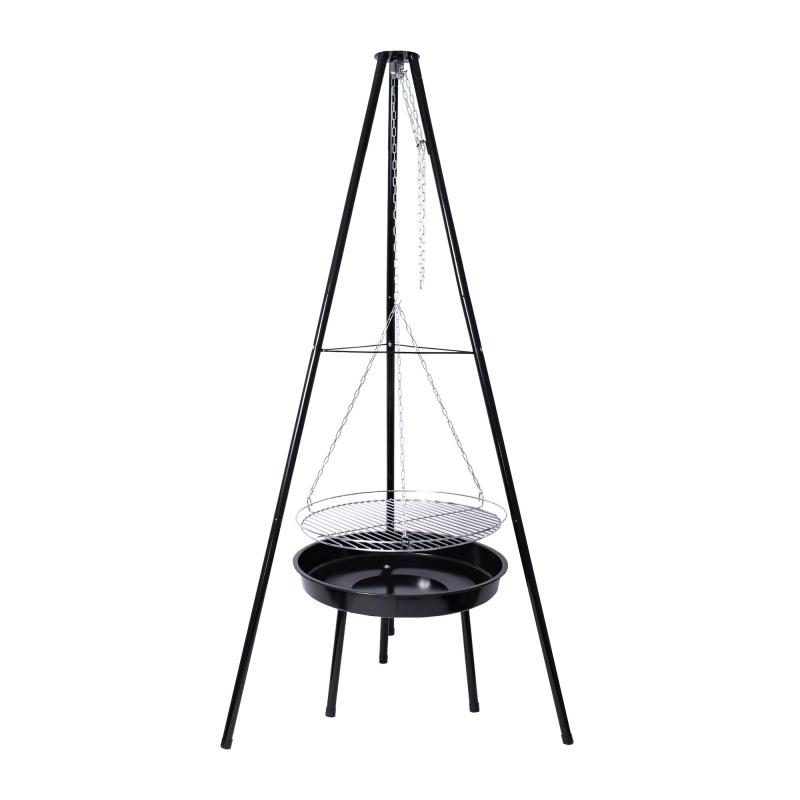 Aga Grătar de grădină pe trepied cu vatră BBQ0162