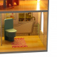 Aga MDF Căsuță pentru păpuși cu mobilier 70 cm Roz LED