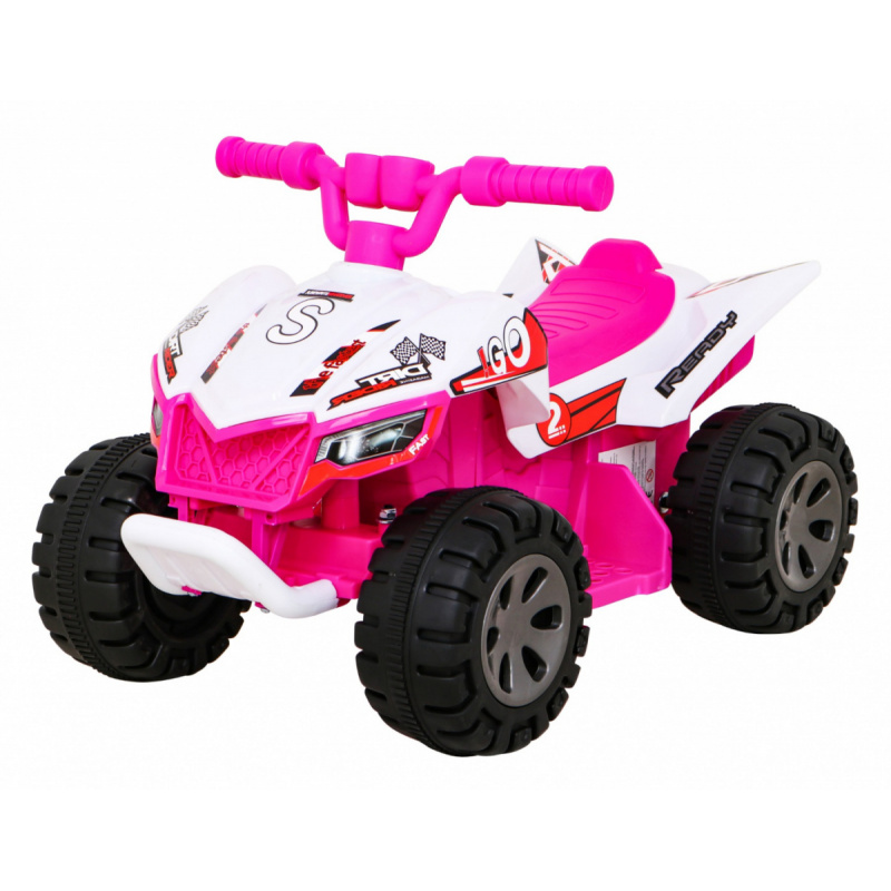 Cea mai rapidă ATV cu baterie pentru copii Roz + motor de 25W