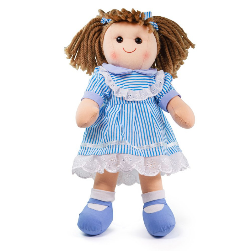 Bigjigs Toys Păpușă din material textil Amelia 38 cm 2DZ165 - II. CALITATE