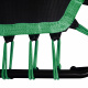 Aga FITNESS Trambulină 130 cm Verde + mâner