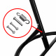 Aga Scaun suspendat ORTA MR4200B-DG Negru/Gri închis