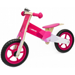 Bobo-San Bicicletă de lemn fără pedale Roz