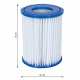Cartuș de filtrare I 1249 l/h (2 buc) BESTWAY 58093