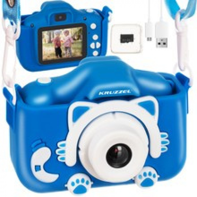 Cameră foto digitală Kruzzel AC22295 albastră