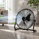 Aga Ventilator de podea 50 cm Negru