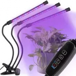 Lampă LED pentru creșterea plantelor 20 LED 3 panouri 20W Gardlov 19242