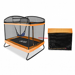 Aga Plasă de protecție pentru trambulină dreptunghiulară 122x183 cm Portocalie