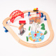 Aga4Kids Set trenuleț din lemn 30 piese DS5646