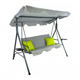 Aga Leagăn de grădină 170x118x153 cm Gri