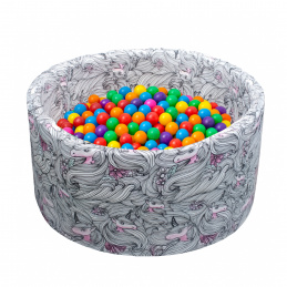 Aga Piscină uscată 90x40 cm cu bile Unicorn