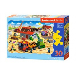 Puzzle 30 buc. Casă în construcție universală
