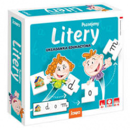 Joc puzzle educativ CUNOAȘTEM LITERELE GR0562 universal