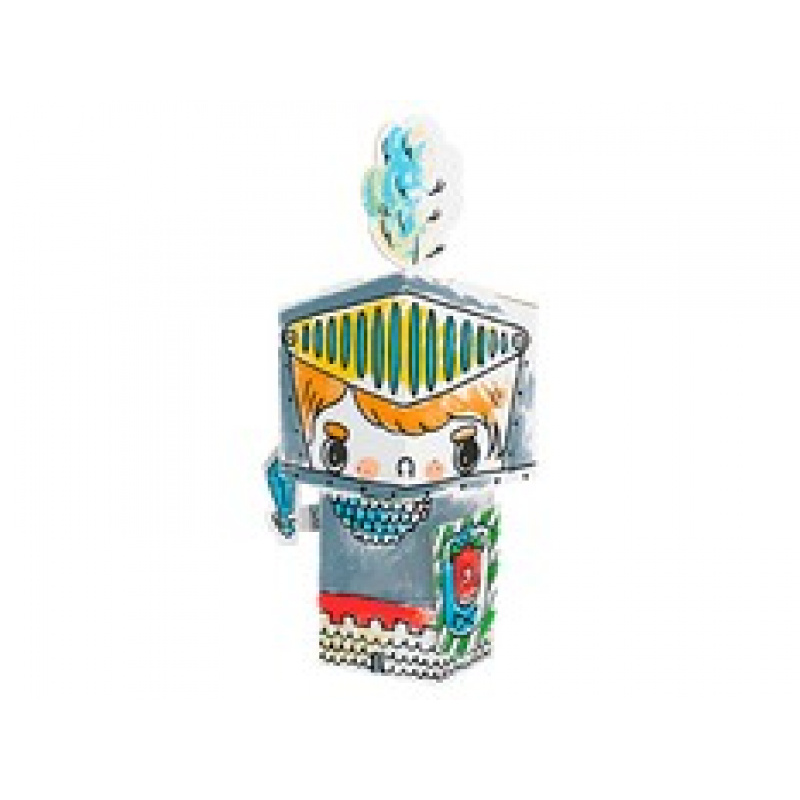 MONUMI 3D Carte de colorat Knight 3+