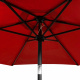 Aga Umbrelă de grădină înclinabilă 250 cm Roșie