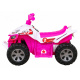 Cea mai rapidă ATV cu baterie pentru copii Roz + motor de 25W