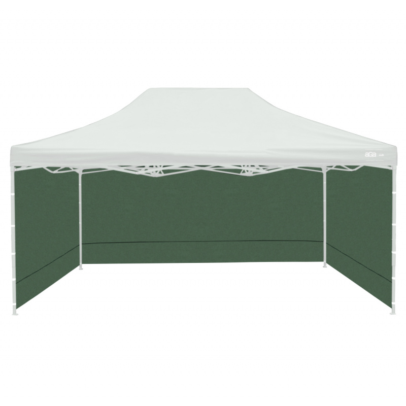 Aga Pereți laterali pentru stand de vânzare 3x4,5m Verde