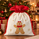 Aga Sac de Crăciun pentru cadouri cu turtă dulce 45×60 cm