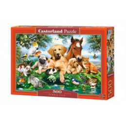 Puzzle CASTORLAND 500 de piese - Prieteni de vară
