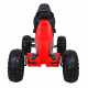 Kart mare cu pedale Puternic pentru copii Roșu + sarcină de 100 kg + roți EVA + Frână de mână + Scaun sport