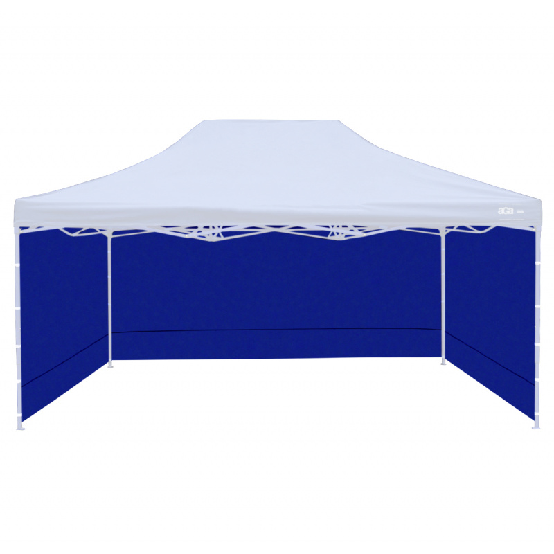 Aga Pereți laterali pentru stand de vânzare 3x4,5m Albastru