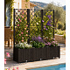 Aga Jardiniere cu spalier 120x40x135 cm Maro