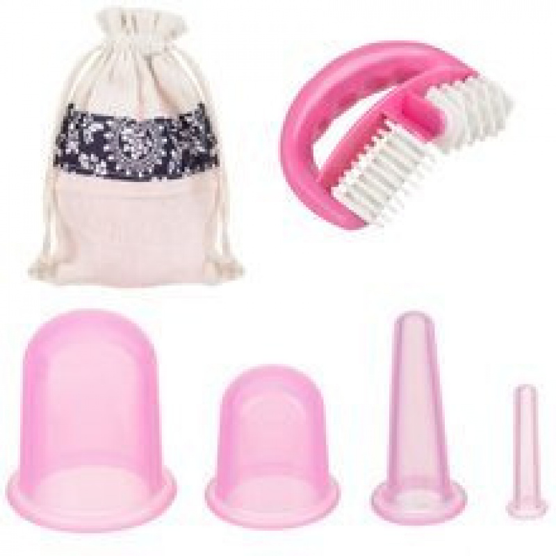 Set de cupe din silicon chinezesc cu masaj.