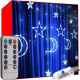 Perdea luminoasă 138 LED USB alb rece KS19756