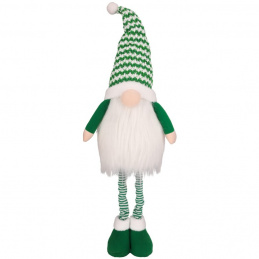 Spiriduș de Crăciun cu picioare telescopice luminoase - 68-108 cm