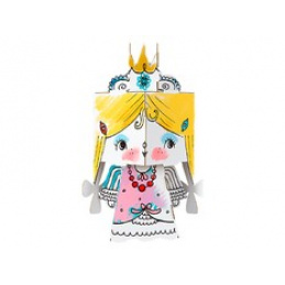 Carte de colorat 3D Mini Cube head - Prințesă 3+ MONUMI universal