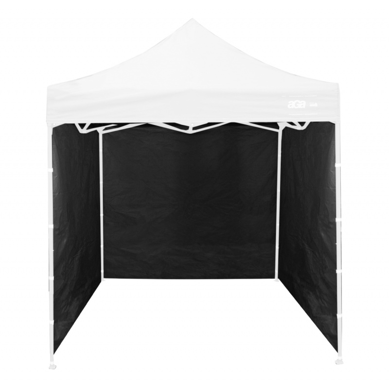 Aga Panouri laterale pentru stand de vânzare 3x3m Negru