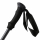 Baston de trekking Aga Carbon 61–135 cm Negru
