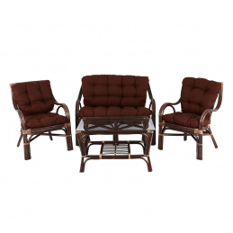 Setul Aga Ratan BUTEO Choco Dark Brown
