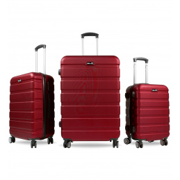 Set de valize de călătorie Aga Travel MR4650 Roșu