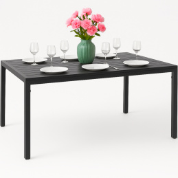 Masă de grădină - neagră